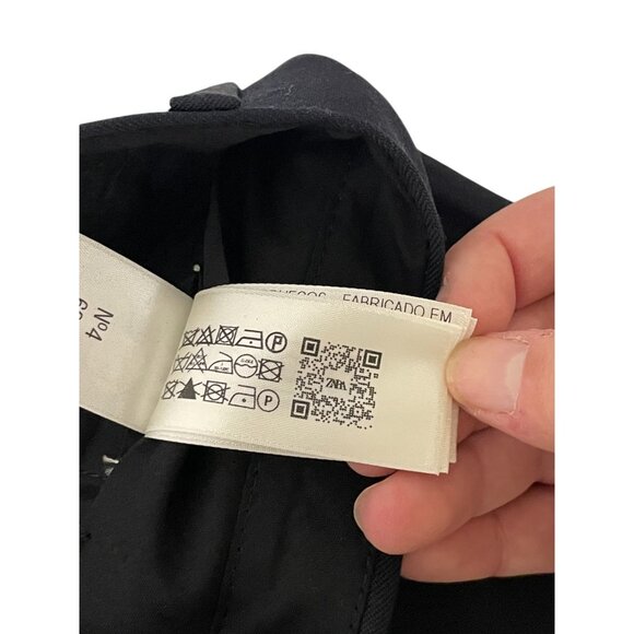 Zara Man Dress Suit Pants EU 38 US 30 Wool Navy Blue Straight Leg 5927/032 NWT - Picture 8 of 11